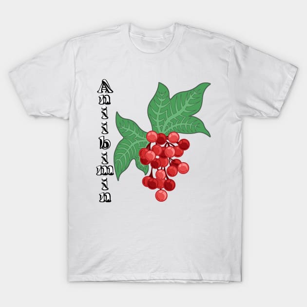 Cranberry (Aniibimin) T-Shirt by KendraHowland.Art.Scroll